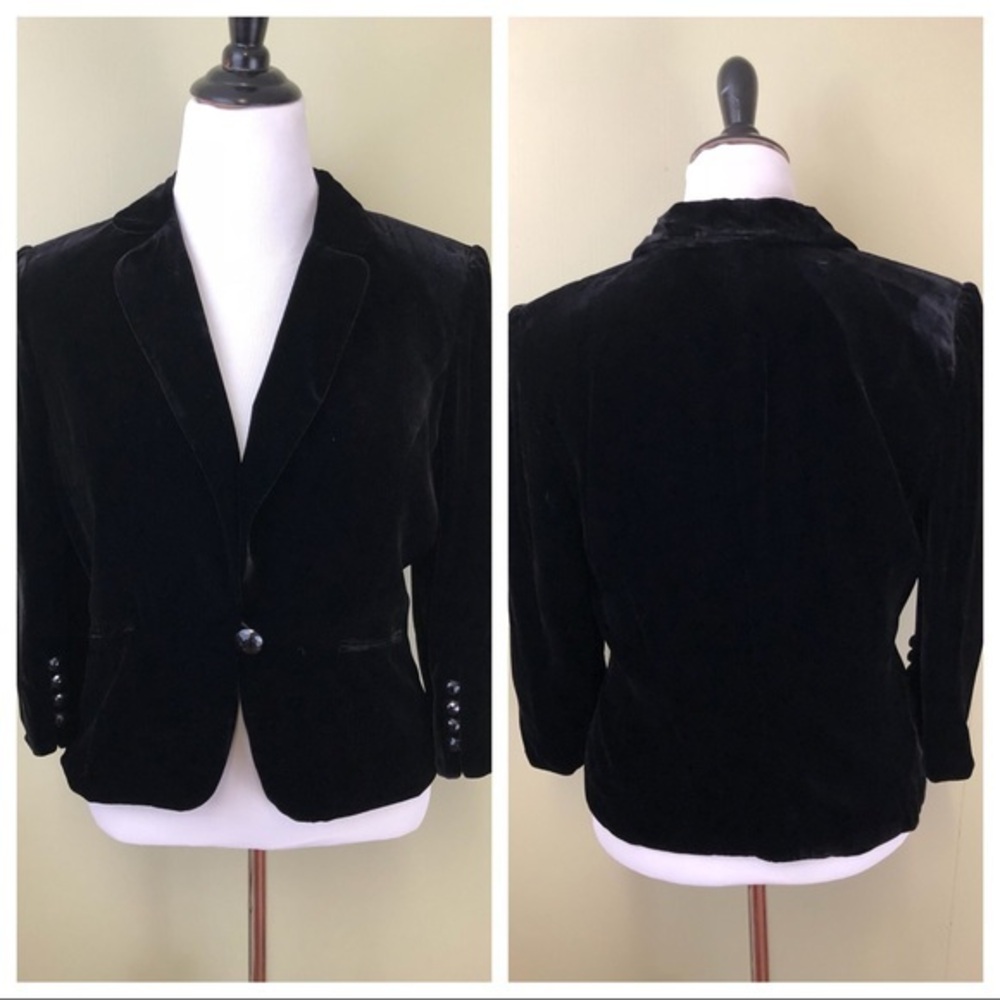 COPY - NWT Loft velour jacket